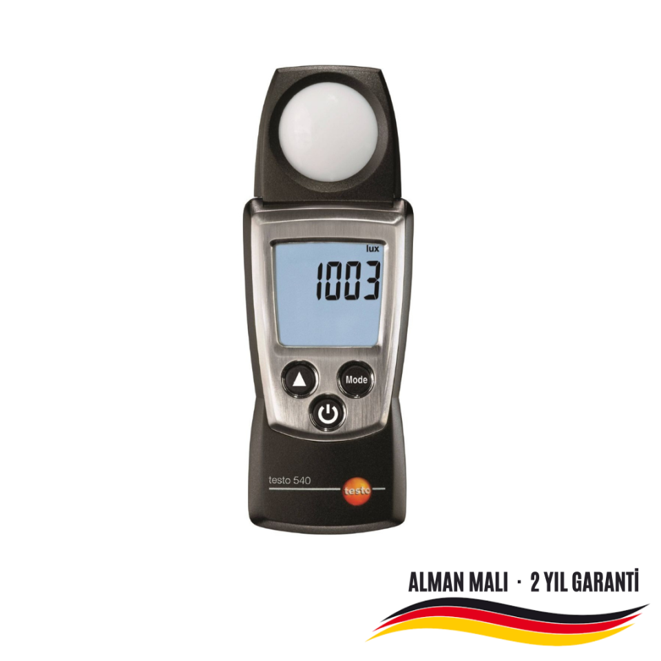 Testo 540 Işık Şiddeti Ölçüm Cihazı