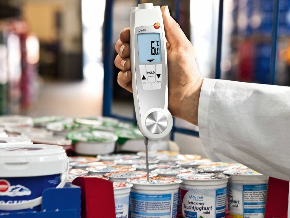 Testo 104-IR Infrared ve Batırma Tip Gıda Termometresi