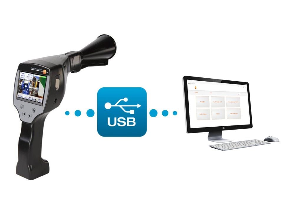 Testo Sensör LD Pro Ultrasonik Kaçak Dedektörü
