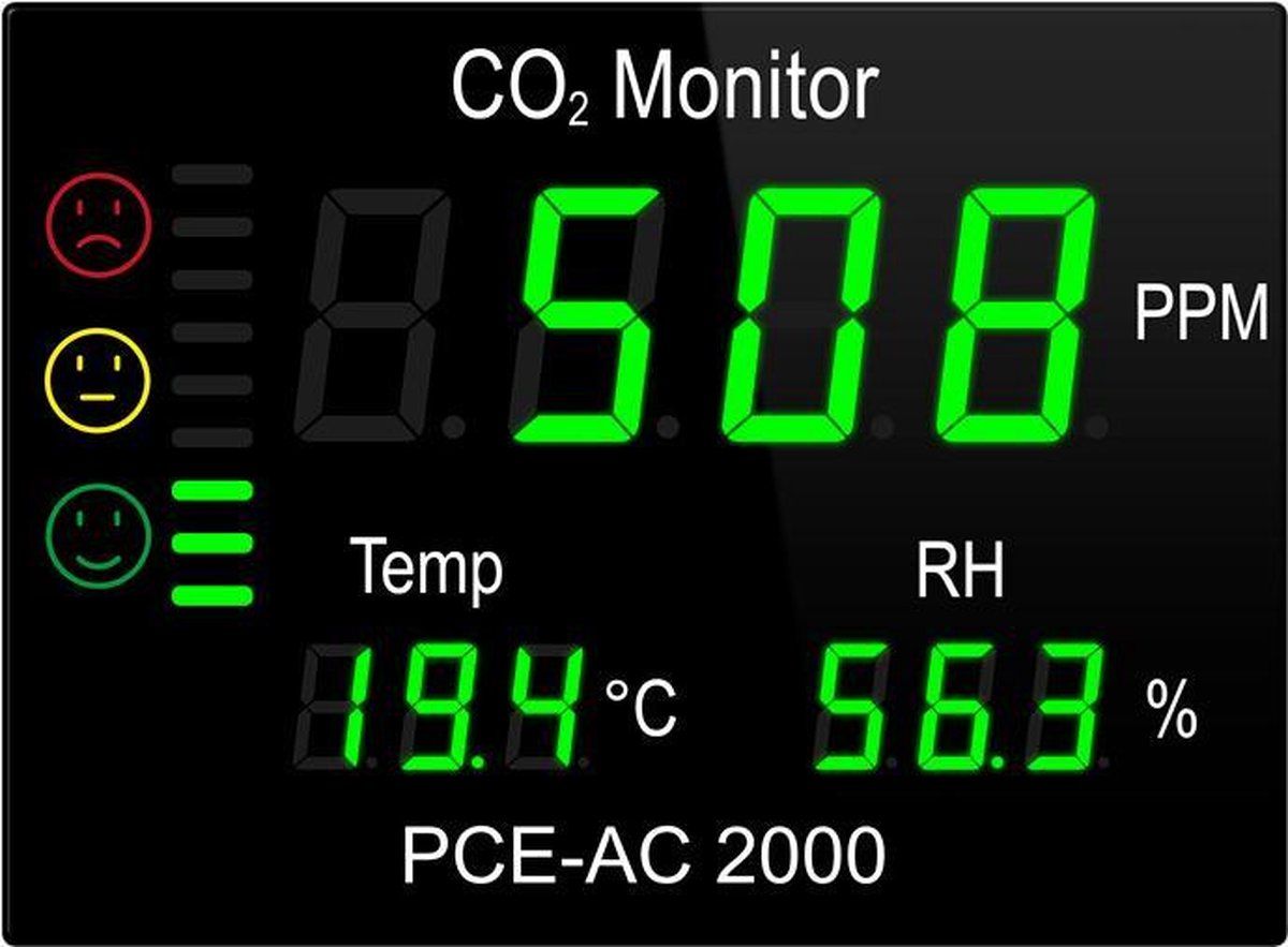 PCE AC-2000 CO2 Monitörü