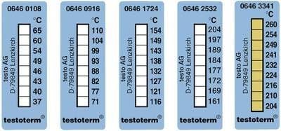 Testoterm Sıcaklık Etiketi (+161 … +204 °C)