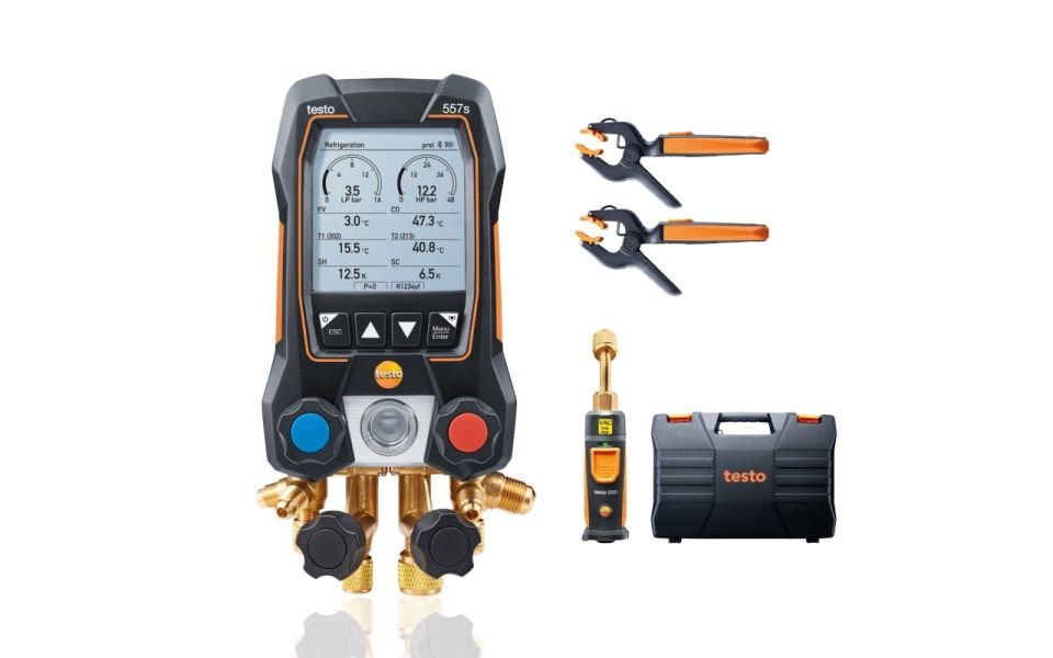 Testo 557s Dijital Manifold - Akıllı Vakum Seti