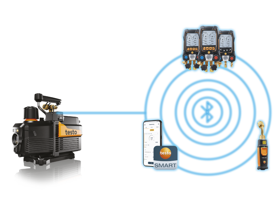 Testo 565i Akıllı Vakum Pompası 10CFM-283 l/dk-18m3