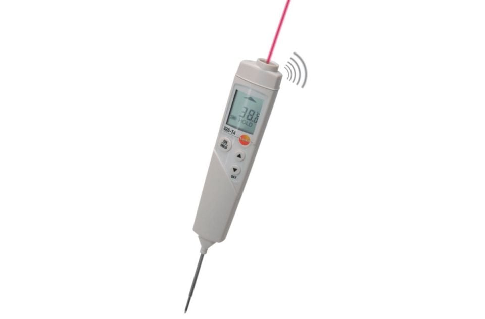 Testo 826-T4 Infrared ve Batırma Tip Termometre