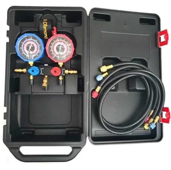 Black Diamond 29483 Küresel Vanalı Analog Manifold (Basınç Saati) R32/410