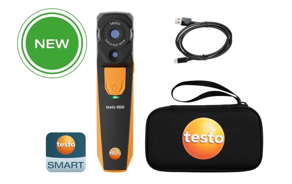 Testo 860i Su Kaçağı Tespit Cihazı - Termal Kamera