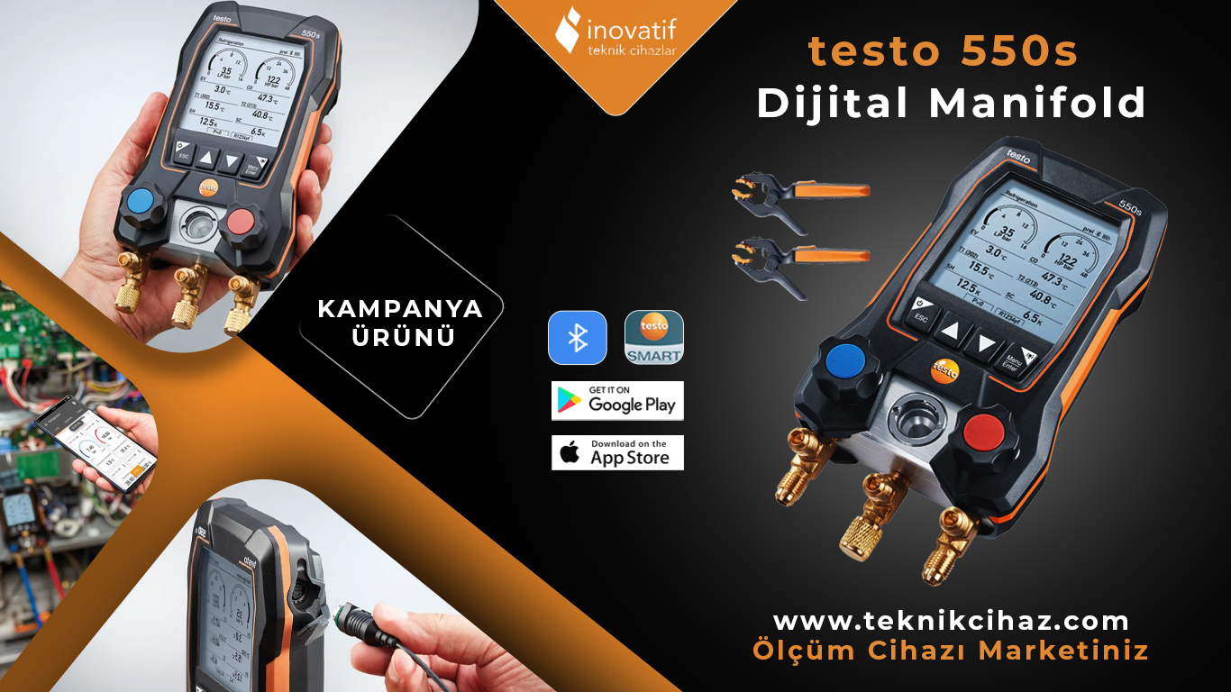 testo 550s Dijital Manifold