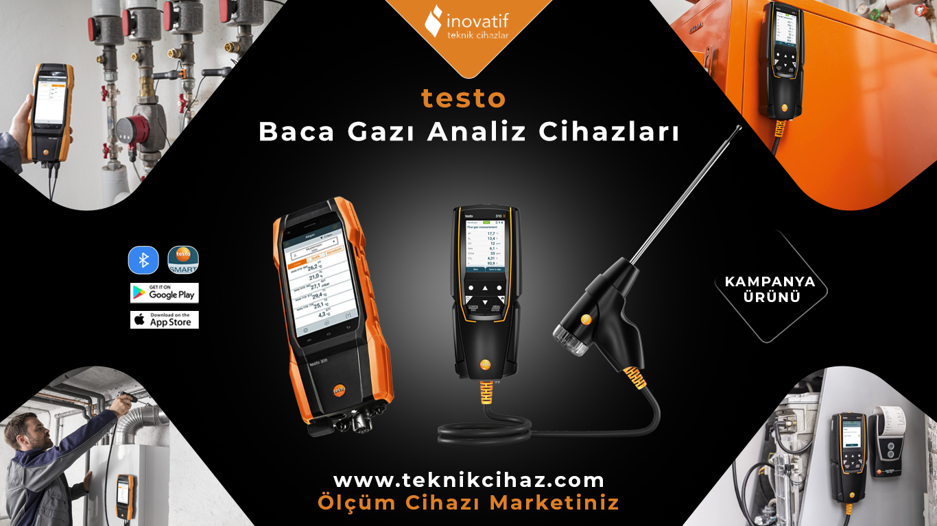 Testo Baca Gazı Analiz Cihazı