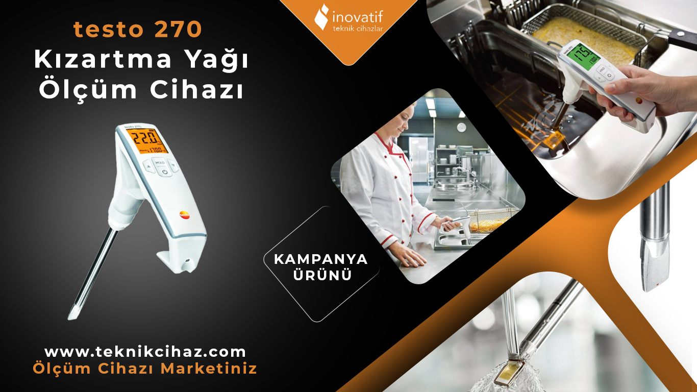 Testo 270 Kızartma Yağı Test Cihazı