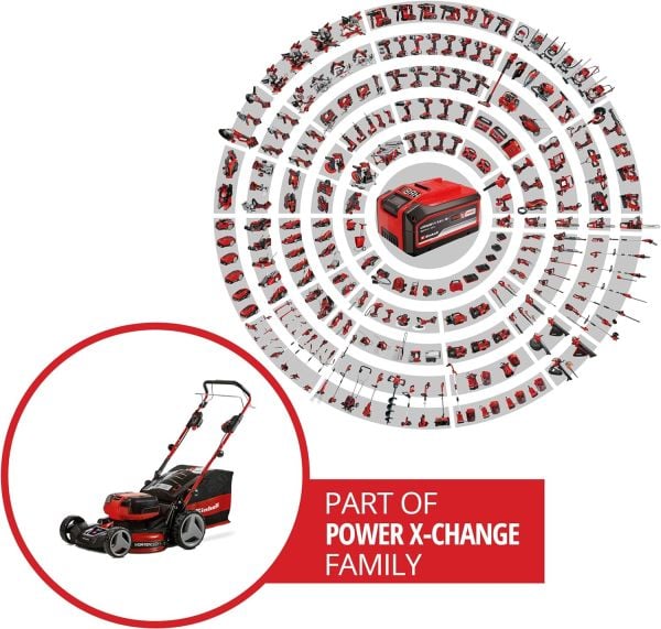 Einhell GE-CM 36/47 HW Li 4.0Ah Çift Akülü Çim Biçme Makinesi – 3413160