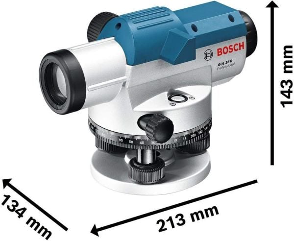Bosch GOL 26 D-Optik Hizalama/Optik Nivo + BT 160 Tripod ve GR 500 Mira