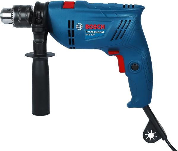 Bosch Professional GSB 600 Darbeli Matkap + 100 parça AC set, Darbeli Matkap