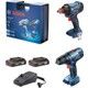Bosch Professional GSR 180-LI + GDX 180-LI 18V 2.0 Ah. Çift Akülü Set