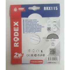 Rodex Soketli Elmas Testere 115*22.23 Mm