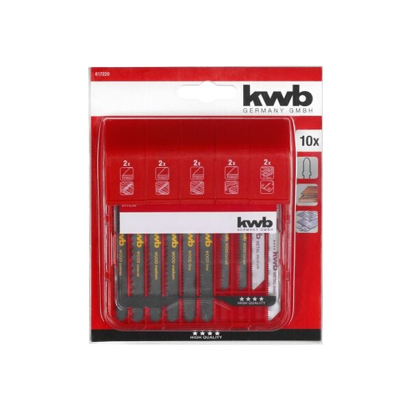 Kwb Kutulu Dekupaj Testere Bıçak Seti 10 Parça S20