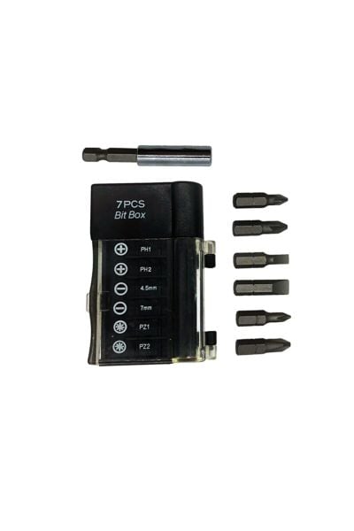 Pro-Scr 03317 Bits Uç Seti 1/4 7 Parça (Kemere Takılabilir)