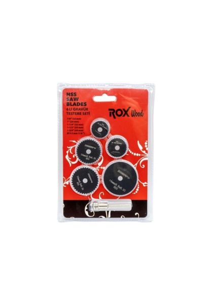 Rox Wood Hss Gravür Makinası Mini Testere Seti 6 Parça  153ROX0088