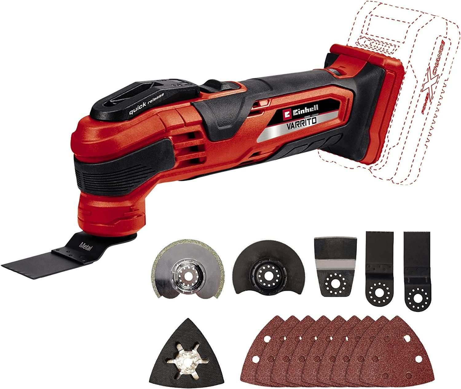 Einhell Varrito Solo Akülü Raspalama - 4465160