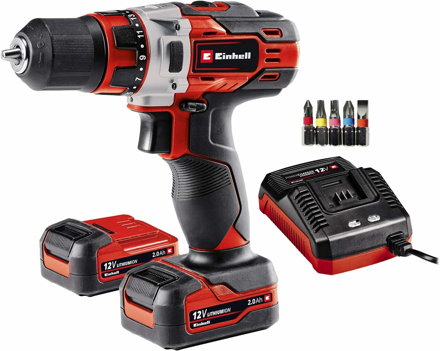 Einhell TE-CD 12/1 Li (2x2,0 Ah), Akülü Vidalama [Enerji Sınıfı A]