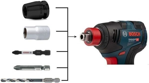 BOSCH GSR 185 + GDX 180 + GWS 180 3'lü Akülü Makine Seti 2 x 4.0 Amper Çift Akülü