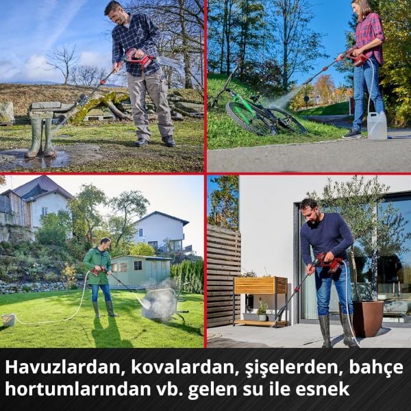 Einhell HYPRESSO 18/24-1 Li - Solo, Akülü Basınçlı Yıkama Tabancası