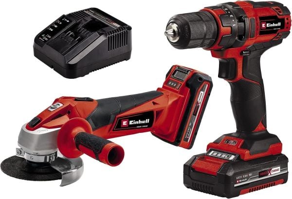 Einhell TC-TK 18 Li Kit (CD+AG) (1x1,5 Ah + 1x3,0 Ah), Kombo Set