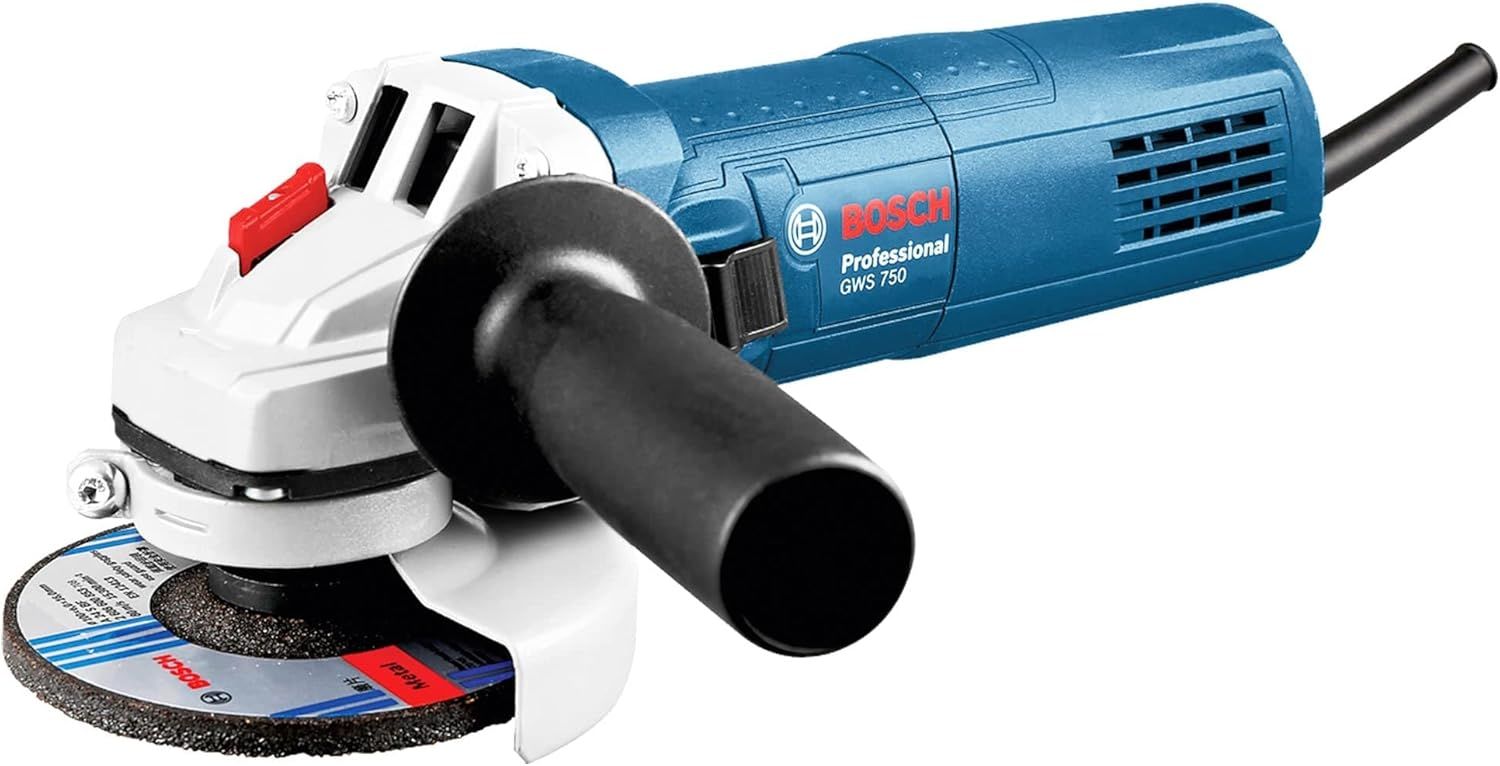 Bosch Professional GWS 750 Avuç Taşlama Makinesi (750 W, Disk Çapı: 115 mm, 11.000 dev/dak)