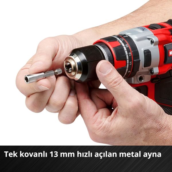 Einhell  TP-CD 18/80 Li-i BL - Solo Profesyonel Akülü Darbeli Matkap 80 nm