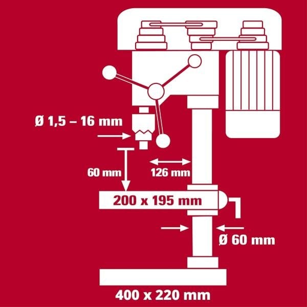 Einhell TC-BD 630/1 630 W Sütunlu Matkap