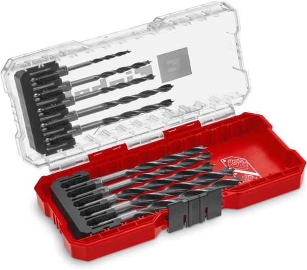 Einhell Ahşap delme uç seti 10 parça, S-CASE kutu - 49108733