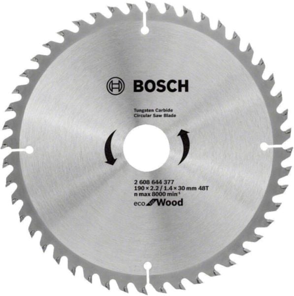 Bosch Optiline Eco 190x30 mm 48 Diş Daire Testere Bıçağı