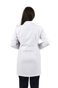Gömlek Yaka Orta Boy Kadın Doktor-Öğretmen Önlüğü