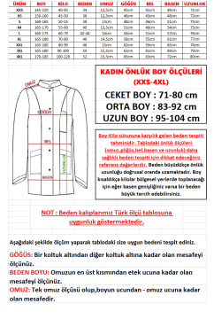 Hakim Yaka Ceket Boy Kadın Doktor-Öğretmen Önlüğü