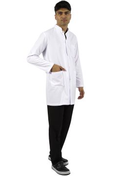 Hakim Yaka Orta Boy Erkek Doktor-Öğretmen Önlüğü