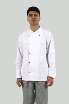 AŞÇI ŞEF CEKETİ - Beyaz / Pötikare