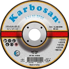 Karbosan 115x6.4x22,23 Taşlama Taşı 10 Adet