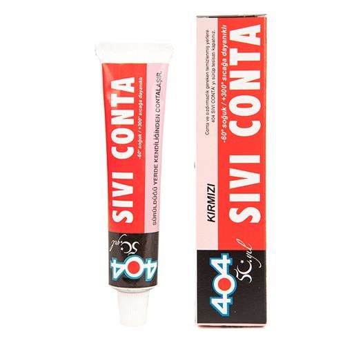 404 Sıvı Conta Kırmızı 45 Gr