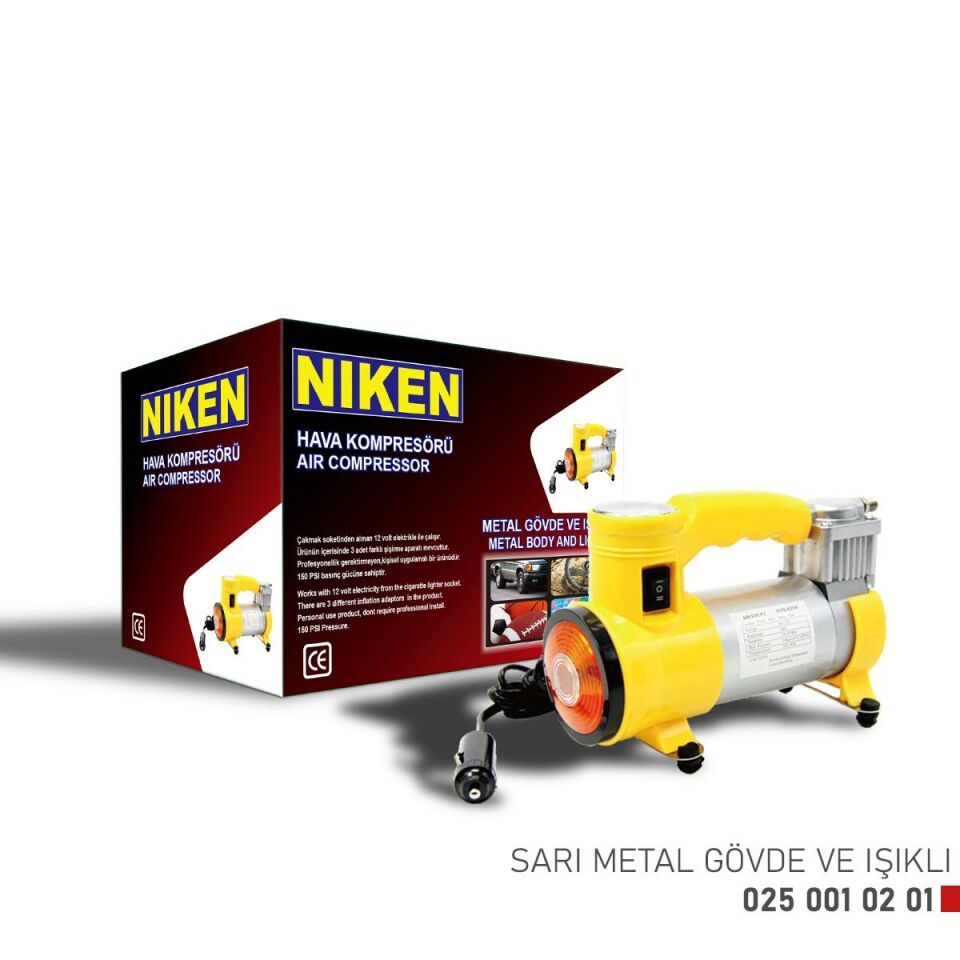 Niken Hava Kompresörü Metal Gövde Sari 025 001 02 01