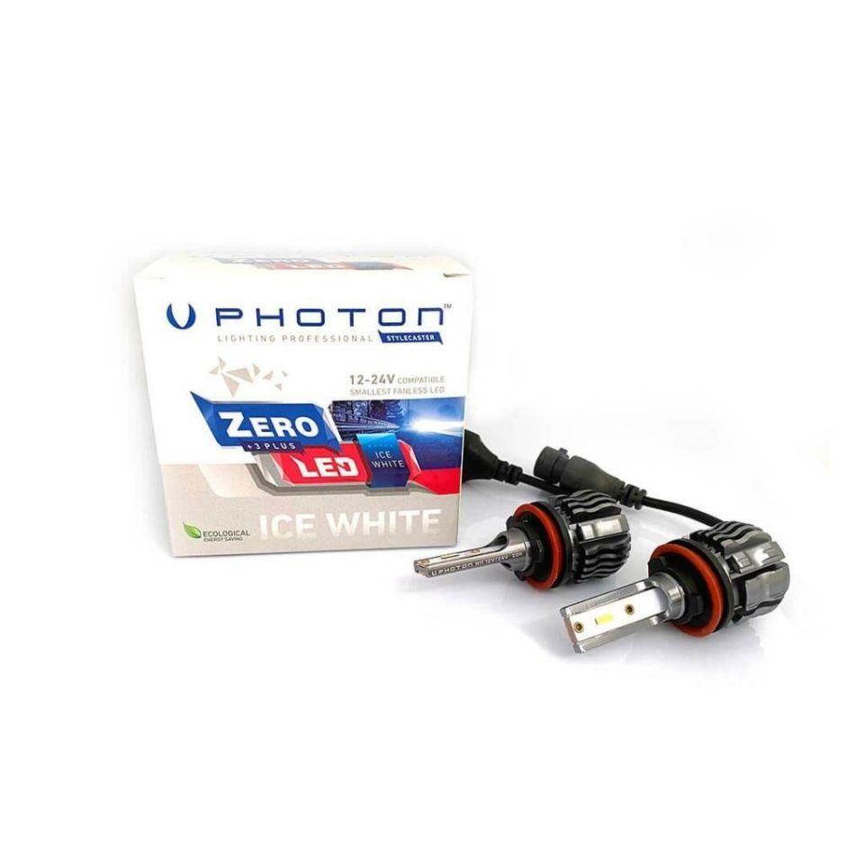 Photon Far Ampulü Led Zero Serisi +3 Plus H8/H9/H11/H16 Fansiz