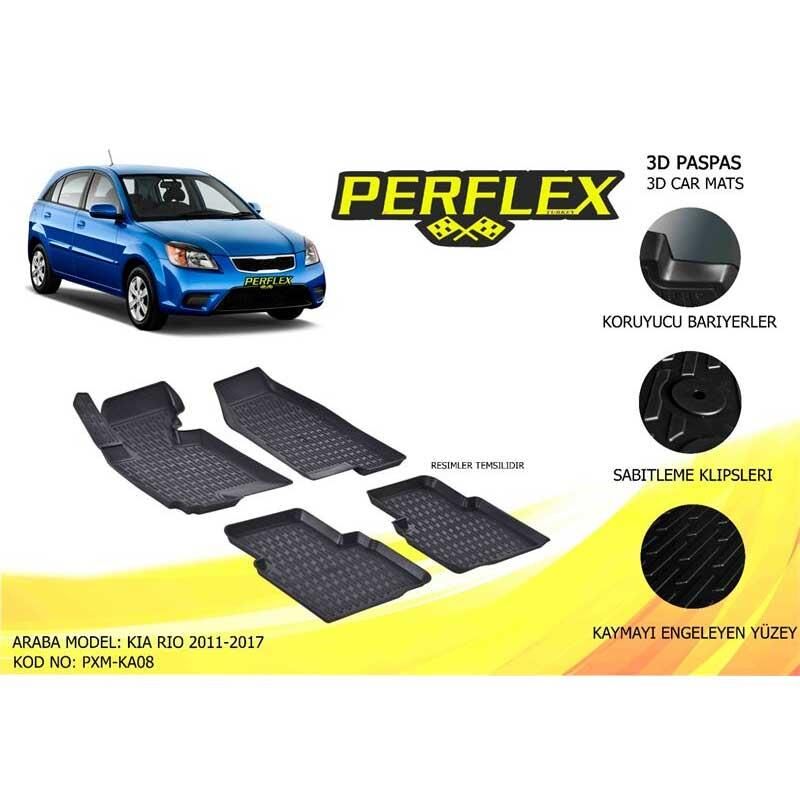 Perflex Paspas 3D Havuzlu X-Mat Rio 2011-2017