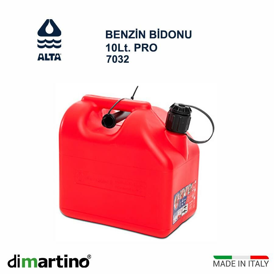 Dimartino Pro Benzin ve Yag Bidonu 10 Lt 7032