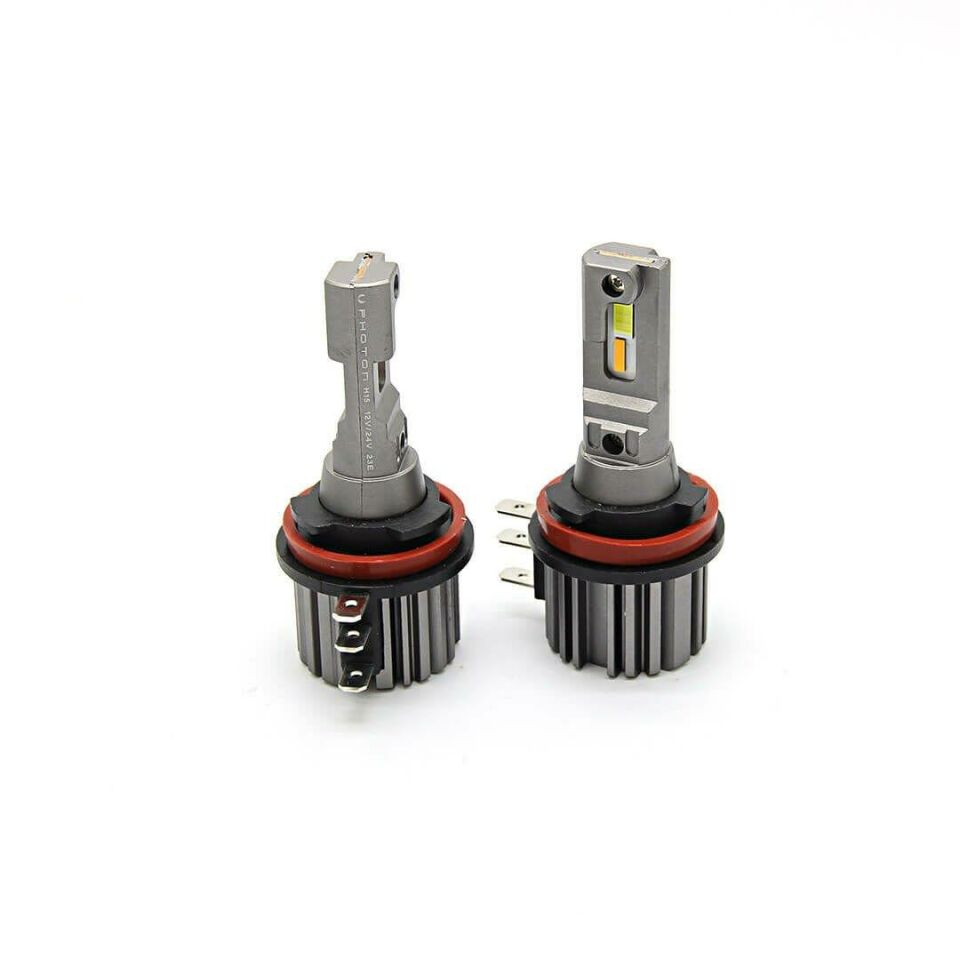 Photon Far Ampulü Led Headlight Ultimate Serisi +5 Plus Turuncu Gündüz Led'li H15 Fansiz