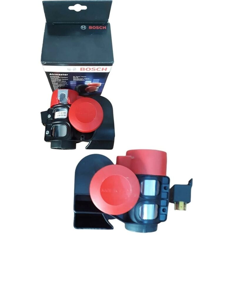 Bosch Ferrari Korna Çift Tonlu 12V 520/660Hz 115DB Tekli Role Montaj Setli 0986320400