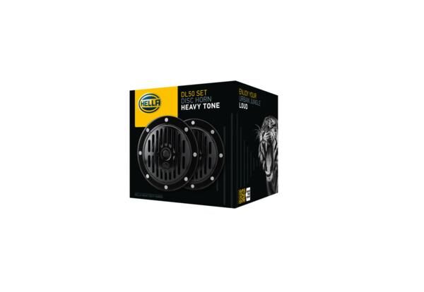 Hella Superton Korna 12V Siyah 310-380 Hz 3CB004811-042