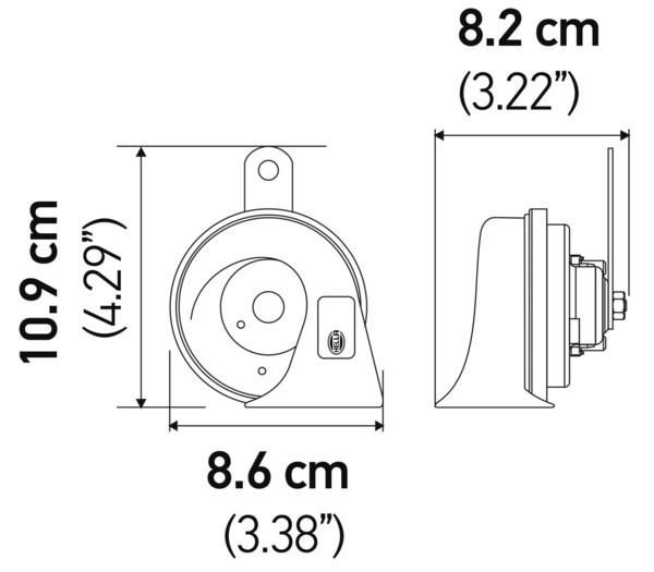 Hella Bas Tiz Korna 12V (Golf-Polo-Bora-Passat) 3FH011225-851