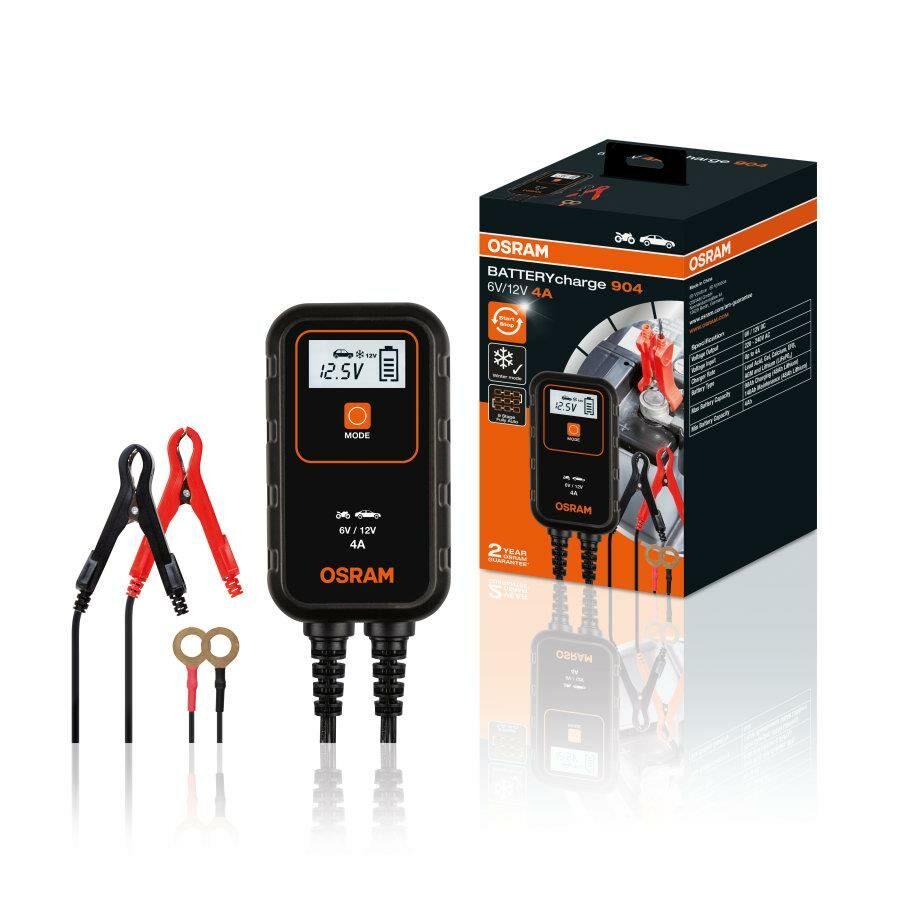 Osram Akü sarj Cihazi 6-12V 4 Amper OEBCS904