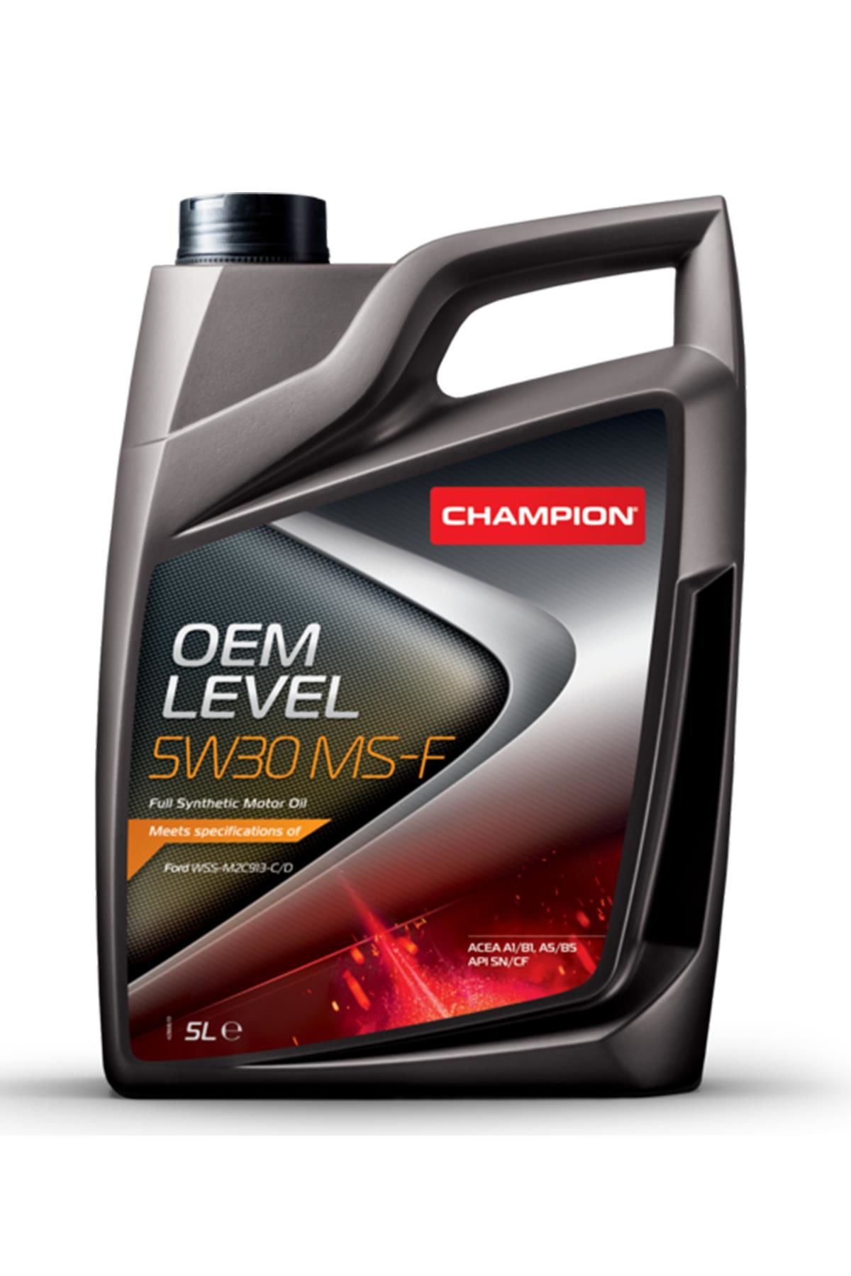 Champion OEM 5W-30 Motor Yağı 5 Litre CHAMPION OEM LEVEL 5W30 MS-F ...