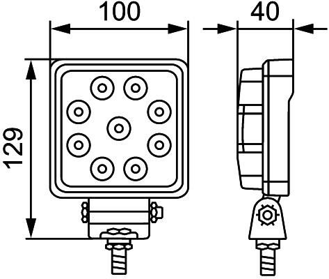 Hella Off-Road Led Lamba 12V-24V Valuefit S1500 1GA357103-012