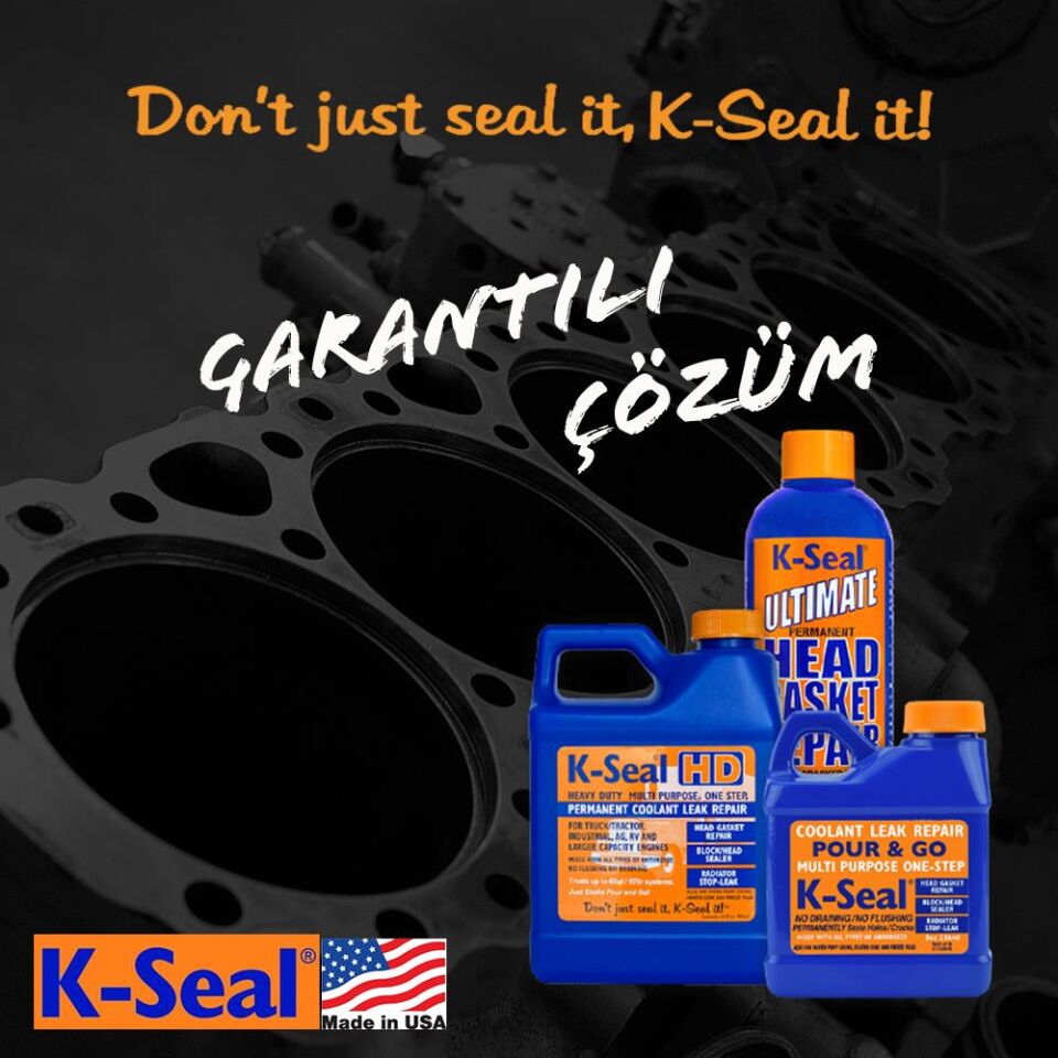 K-Seal HD Çok Amaçli Sivi Sogutma Sivisi Radyatör Kaçak Kalici Onarim 472ml