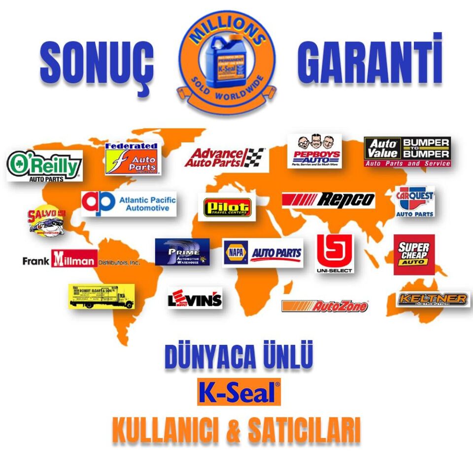 K-Seal HD Çok Amaçli Sivi Sogutma Sivisi Radyatör Kaçak Kalici Onarim 472ml
